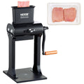 Commercial Meat Tenderizer, Heavy Duty Stainless Steel Meat Tenderizer Machine, Quick and Easy Manual Operation Kitchen Tool, 5.8" Feed Port for Beef, Turkey, Chicken, Pork, Steak, and Fish