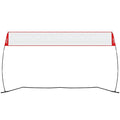 Freestanding Volleyball Training Net for Indoor or Outdoor Use, Adjustable Height Portable Net System with Carrying Bag, Professional Volleyball Practice Trainer for Hitting or Serving Drills