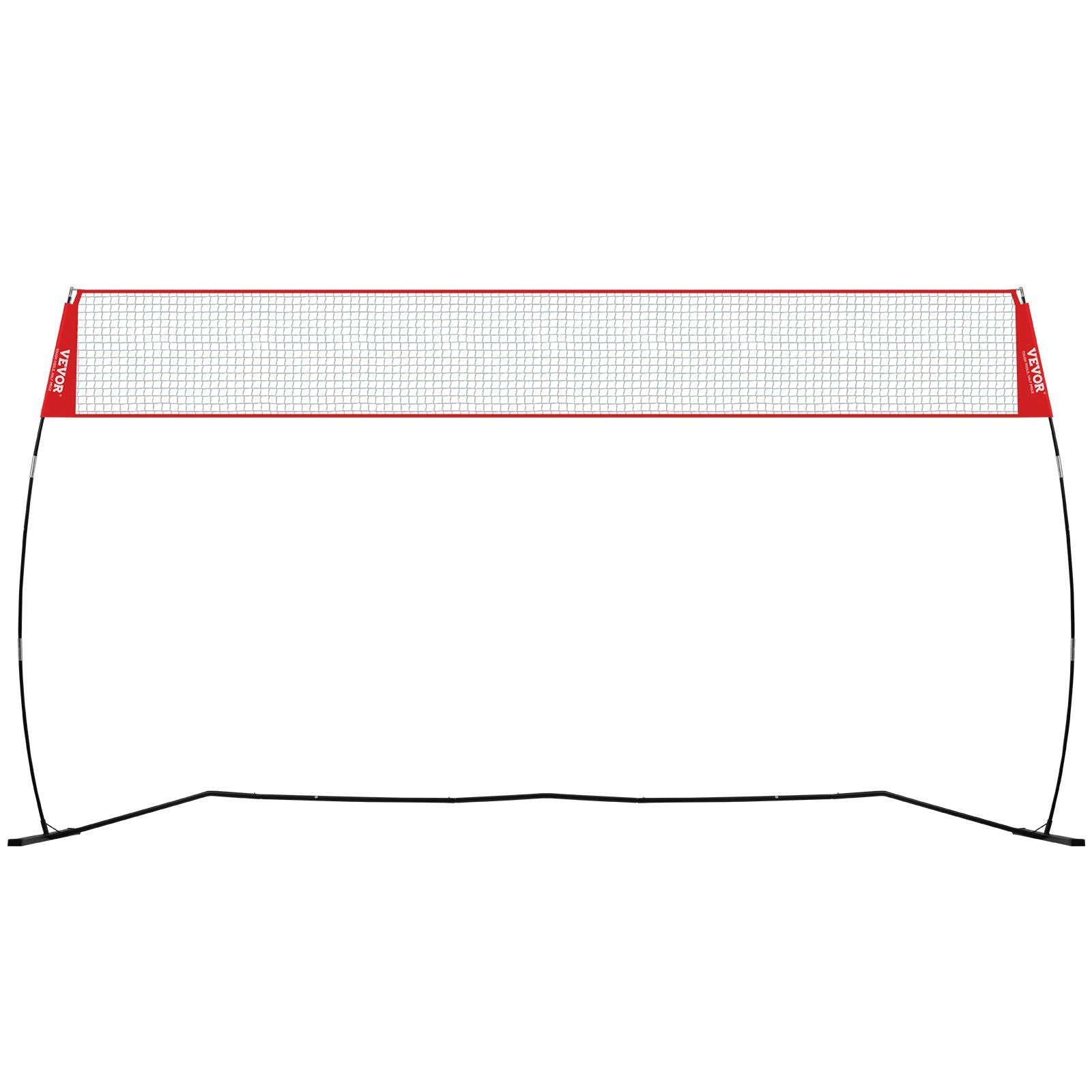 Freestanding Volleyball Training Net for Indoor or Outdoor Use, Adjustable Height Portable Net System with Carrying Bag, Professional Volleyball Practice Trainer for Hitting or Serving Drills