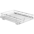 12"W x 17"D Pull Out Cabinet Organizer, Heavy Duty Slide Out Pantry Shelves, Chrome-Plated Steel Roll Out Drawers, Sliding Drawer Storage for Home, Inside Kitchen Cabinet, Bathroom, Under Sink