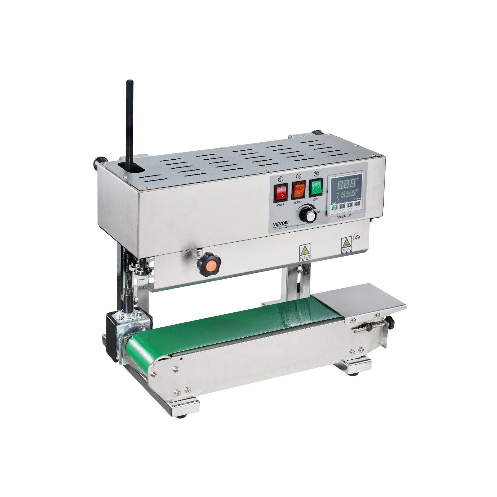 Continuous Bag Band Sealing Machine Vertical Band Sealer Stainless Steel