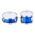 Kids Drum Set, 3-Piece, 14 in Beginner Drum Set with Adjustable Throne Cymbal Pedal Two Pairs of Drumsticks, 8'' Tom Drum 10'' Snare Drum 14'' Bass Drum, Starter Drum Kit for Child Kids, Blue