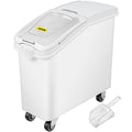 21 Gallon Ingredient Bin with Scoop 400 Cup Ingredient Bin with Sliding Lid Commercial Food Storage for Kitchen