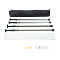 Dust Barrier Poles 12 Ft with 4 Telescoping Poles Dust Barrier System