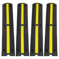 4 PCs 39'' Cable Protector Ramp 18000 lbs Speed Bump Floor Cable Protector