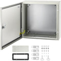NEMA Steel Enclosure, 16 x 16 x 6'' NEMA 4X Steel Electrical Box, IP66 Waterproof & Dustproof, Outdoor/Indoor Electrical Junction Box, with Mounting Plate