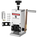 Manual Wire Stripping Machine 0.06-0.98 inches, Wire Stripper Machine with Hand Crank Portable, Wire Stripping Tool Aluminum Construction,for Scrap Copper Recycling