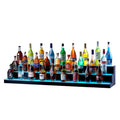 LED Lighted Liquor Bottle Display Bar Shelf RF & App Control 60" 3-Step