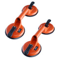 Glass Suction Cup, 4.7" 2 Pack 330 lbs Load Capacity, Vacuum Suction Cup with Aluminum Handle, Heavy Duty Industrial Suction Cup Lifter Tool for Glass, Granite, Tile, Metal, Wood Panel Lifting