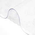 Plastic Table Cover 36 x 60 Inch, 2 mm Thick Clear Table Protector, Rectangle Clear Desk Mat, Waterproof & Easy Cleaning for Office Dresser Night Stand