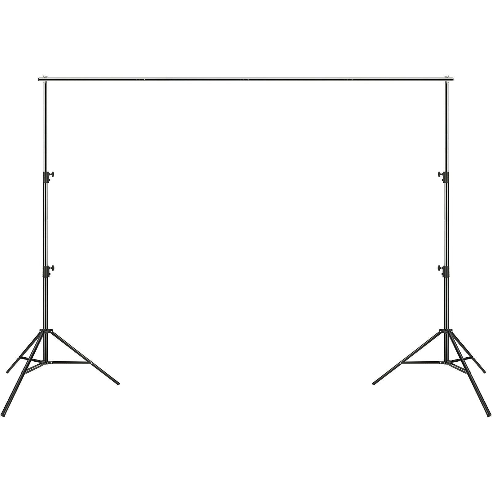 11.48 x 9.58 ft Heavy Duty Backdrop Stand, Height Adjustable Photography Backdrop Stand, Background Support System with 6 Clamps and A Carry Bag, for Party, Wedding, Display, Photo