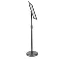 Pedestal Sign Holder, 8.5 x 11 Inch Vertical and Horizontal Adjustable Poster Stand, Heavy-Duty Floor Standing Sign Holder with Round Base for Display, Advertisement, and Outdoor, Black