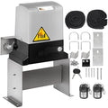 Sliding Gate Opener AC1400 3100LBS with 2 Remote Controls, Gate Operator Hardware Kit for Security, Move Speed 40ft Per Min, Electric Rolling Driveway Slide Gate Motor