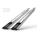 10 Pairs of 16 Inch Drawer Slides Side Mount Rails, Heavy Duty Full Extension Steel Track, Soft-Close Noiseless Guide Glides Cabinet Kitchen Runners with Ball Bearing, 100 Lbs Load Capacity