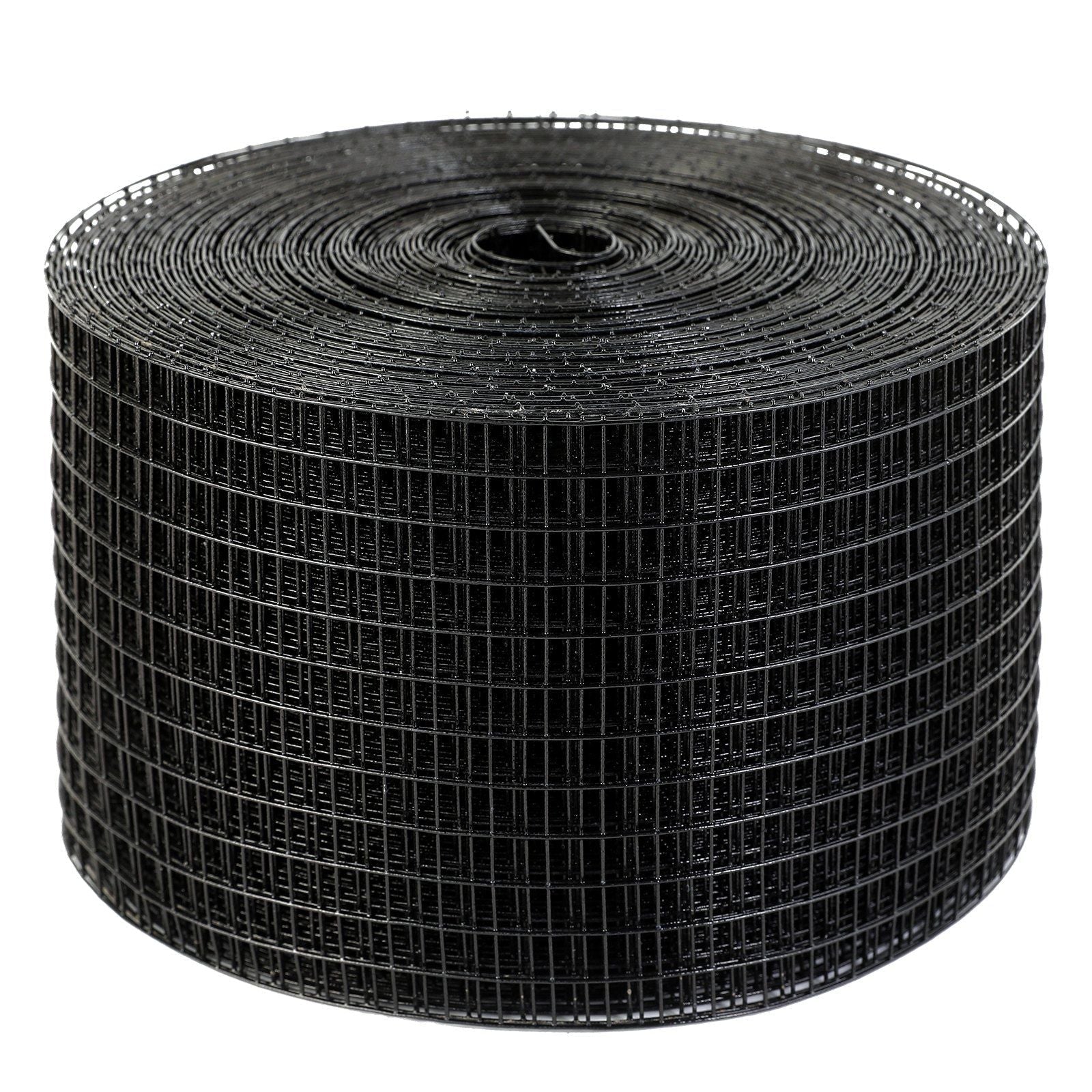 8 inch x 100ft Solar Panel Bird Guard, Critter Guard Roll Kit with Rust-proof PVC Coating, Solar Panel Guard with 50pcs Tire Wires, 1/2 inch Wire Roll Mesh