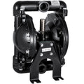 Air-Operated Double Diaphragm Pump 1 inch Inlet Outlet Aluminum 35 GPM Max 120PSI for Industrial Use, QBY4-25LF46-1inch-35