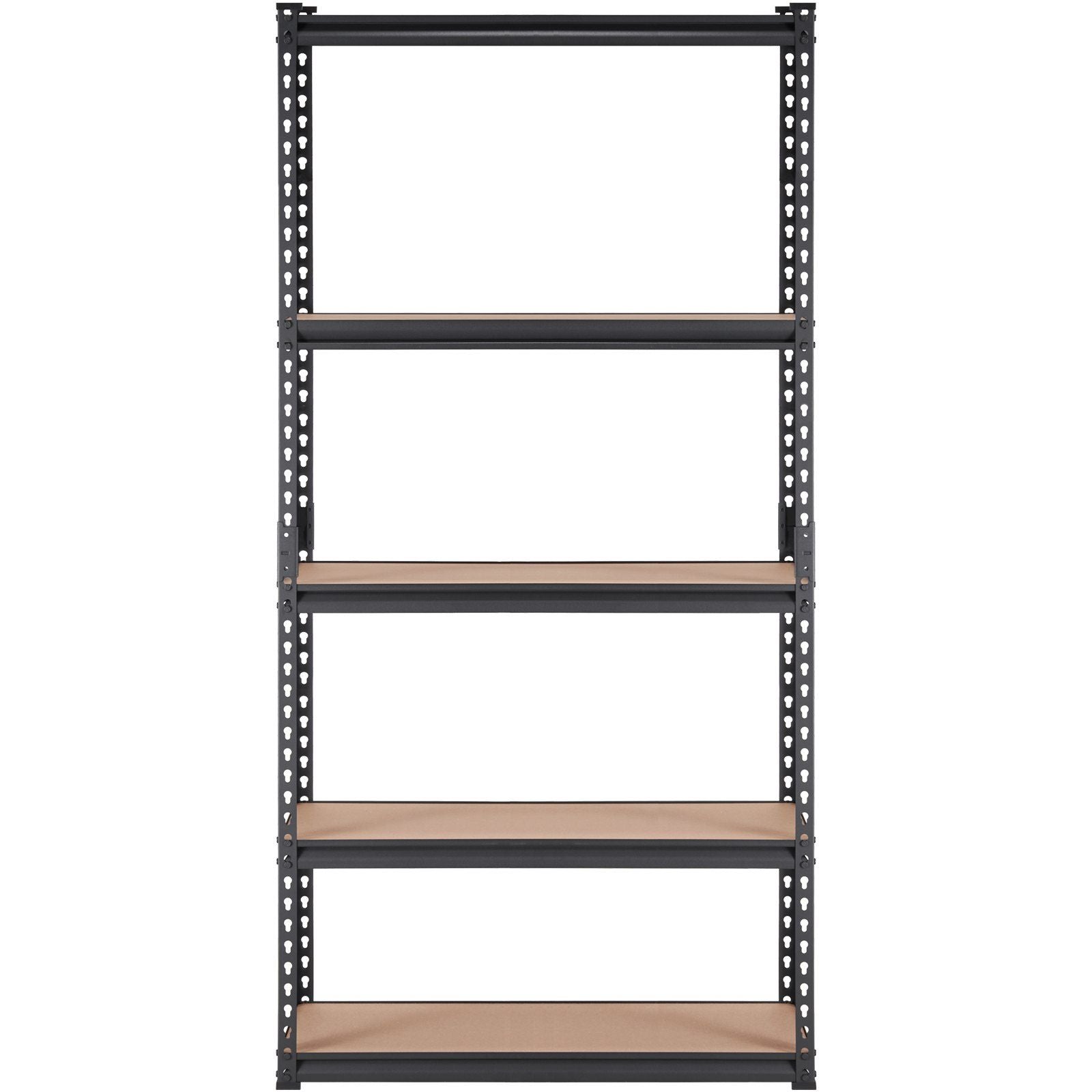 Storage Shelving Unit, 5-Tier Adjustable, 2000 lbs Capacity, Heavy Duty Garage Shelves Metal Organizer Utility Rack, Black, 36" L x 18" W x 72" H for Kitchen Pantry Basement Bathroom Laundry