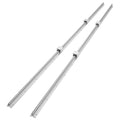 Linear Guide Rail Set, SBR16 2000mm, 2 PCS 78.7 in/2000 mm SBR16 Guide Rails and 4 PCS SBR16UU Slide Blocks, Linear Rails and Bearings Kit for Automated Machines DIY Project CNC Router Machines