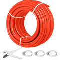 Oxygen Barrier 1/2 Inch 300 Feet Tube Coil EVOH PEX-B Pipe, for Residential Commercial Radiant Floor Heating, Red
