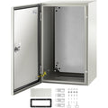 NEMA Steel Enclosure, 20 x 12 x 10'' NEMA 4X Steel Electrical Box, IP66 Waterproof & Dustproof, Outdoor/Indoor Electrical Junction Box, with Mounting Plate
