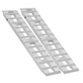 72" x 15" Aluminum Ramps 6000 LBS Capacity Loading Ramps 2PCS