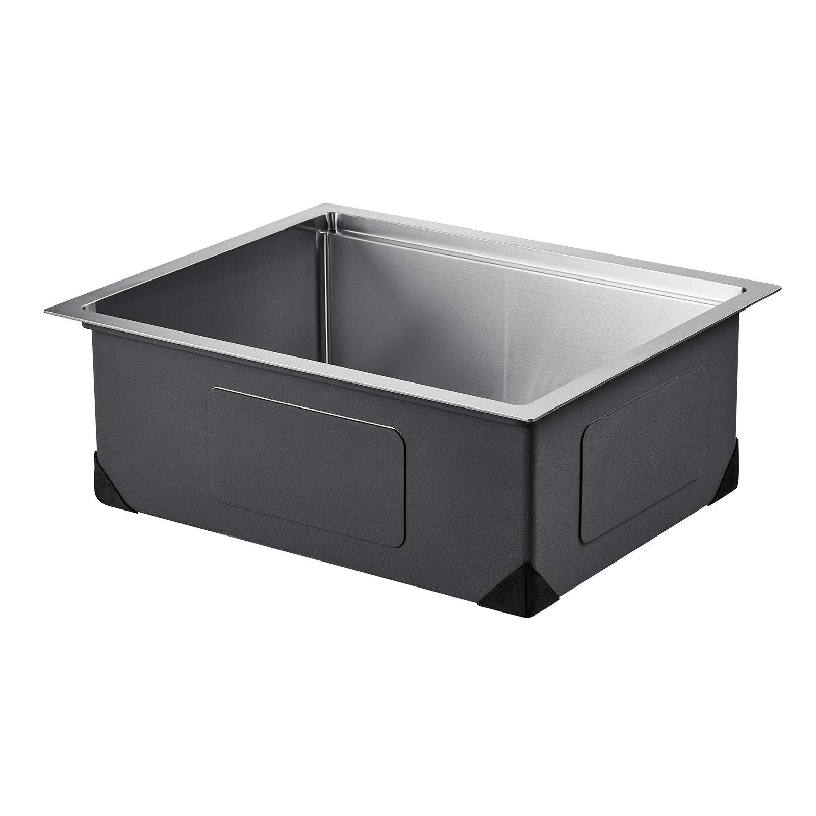 23" Kitchen Sink Undermount Single Bowl Drop-In Basin Stainless Steel Bar