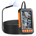 Endoscope Camera with Lights Dual Lens Borescope 16.4FT Cable 4.3" Screen