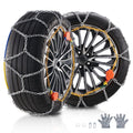 Auto Tightening Snow Chains Diamond Mesh Anti-slip Traction Wheel Chains