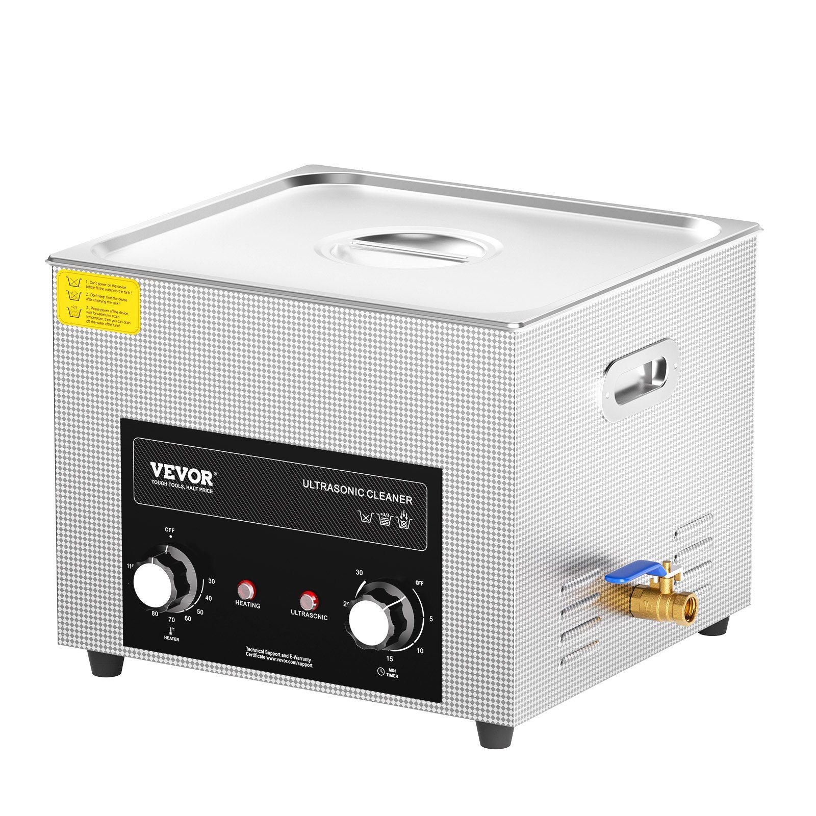 15L Ultrasonic Cleaner with Heater Timer & Basket Digital Sonic Machine