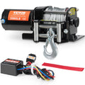 Electric Winch ATV UTV 3000 lb Steel Cable IP55 Waterproof Wired Control