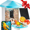 Smart Bird Feeder with Camera 2K HD AI Identify Bird Species Auto Capture
