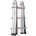Telescoping Ladder A Frame 11 FT Extension Multi-Function for Homework