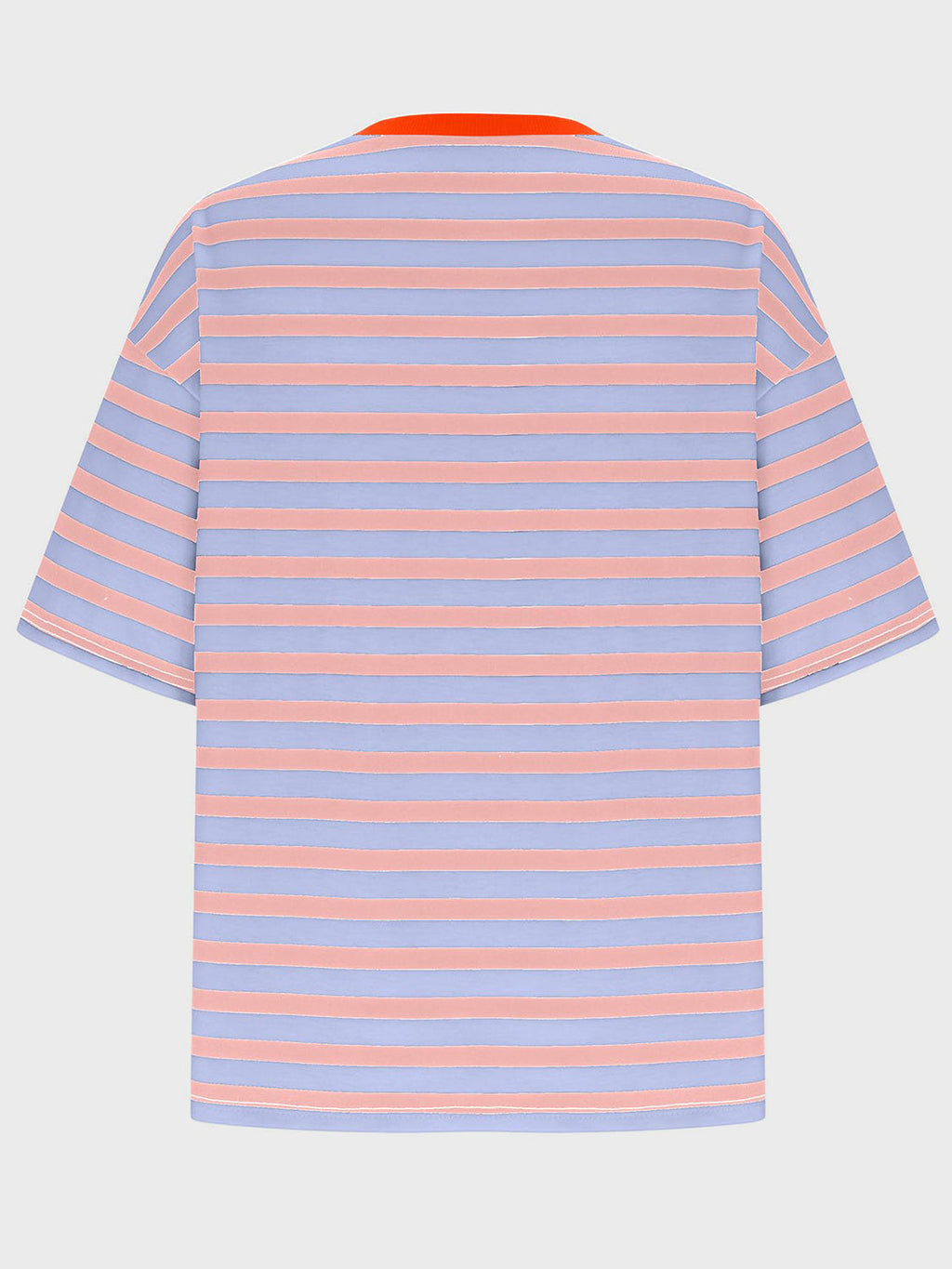 Striped Round Neck Half Sleeve T-Shirt