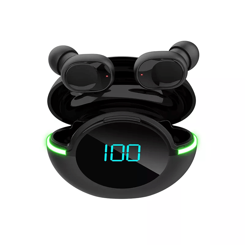 True Wireless Bluetooth Earbuds – Dual Connect, Stereo Sound, Built-in Microphone, with Charging Case