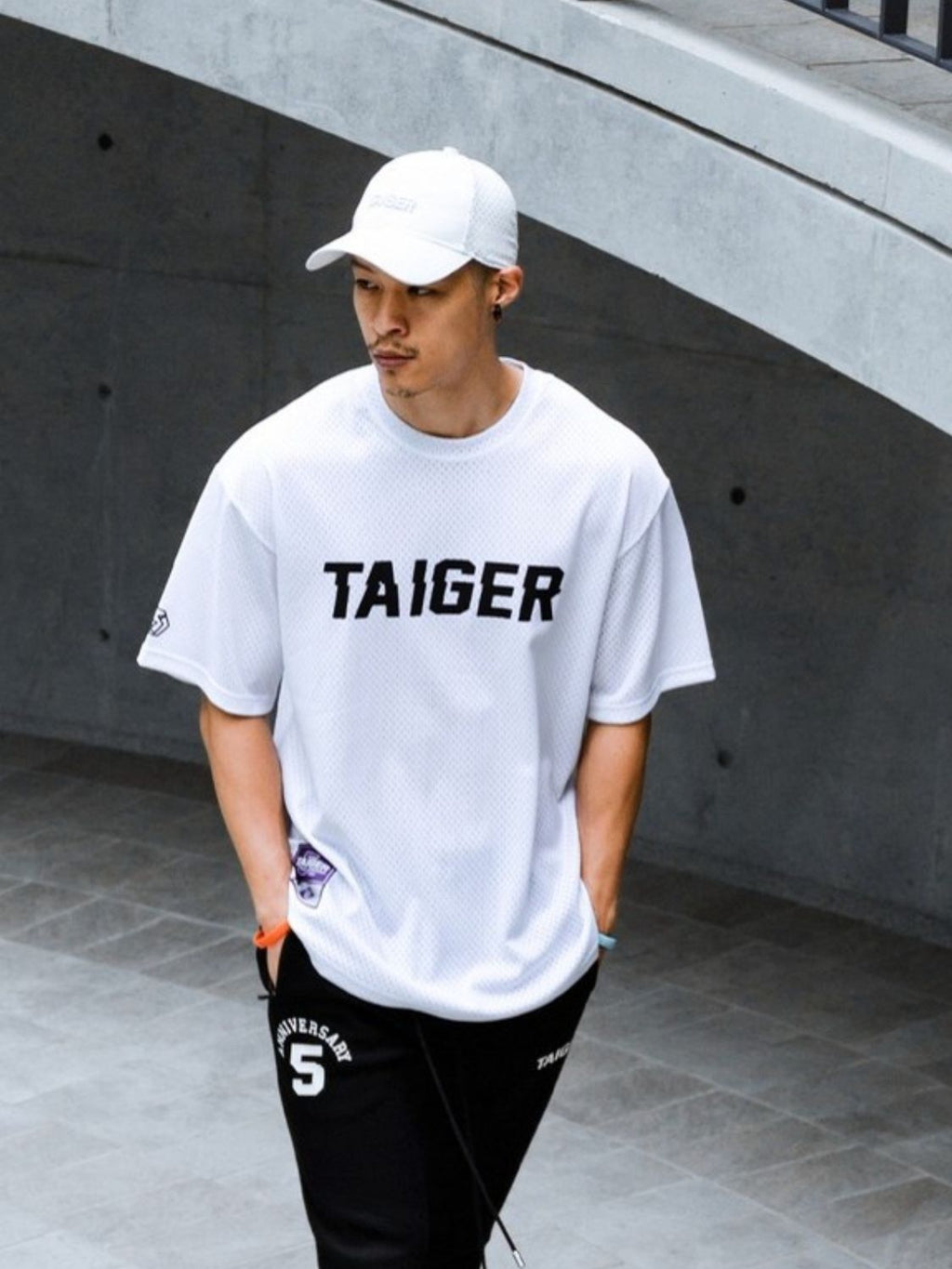 Men's Plus Size Letter Graphic Round Neck Half Sleeve T-Shirt