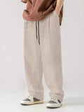 Men's Full Size Drawstring Wide Leg Pants Plus Size