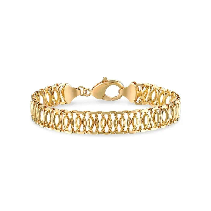18K Gold Chunky Chain Bracelet