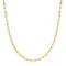 18K Gold Paperclip link Chain Necklace