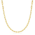 Paperclip link Chain Necklace