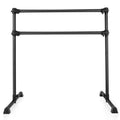 4 Feet Double Ballet Barre Bar with Adjustable Height-Black